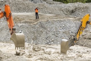 Le torrent du Fregnoley dans le Haut Val de Bagnes lundi 2 juin 2025